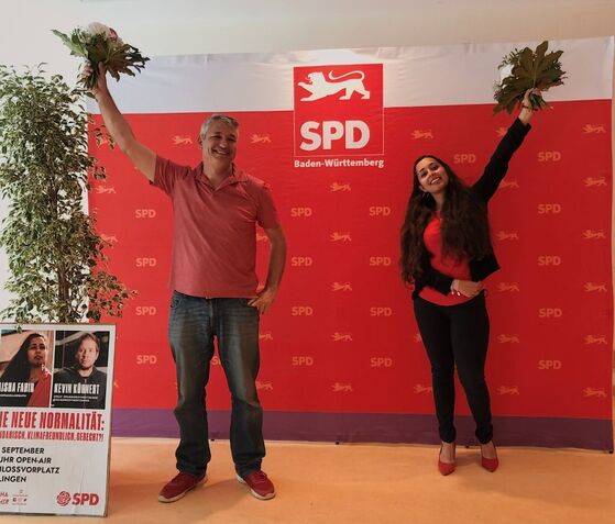 Michael Nowotny und Aisha Fahir